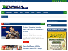 Tablet Screenshot of mediawawasan.com
